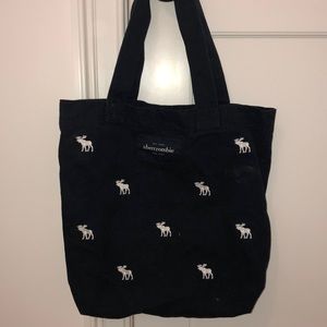 Abercrombie Navy Blue Tote